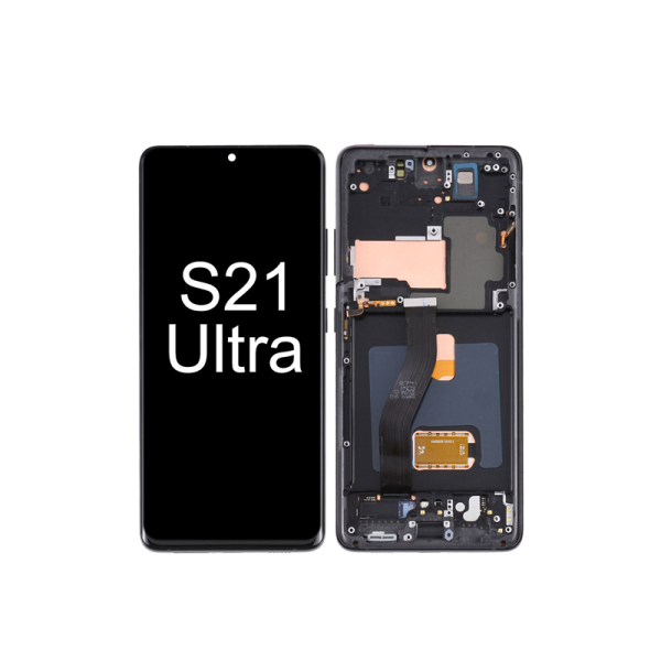 Samsung Galaxy S21 Ultra Original Display with Frame