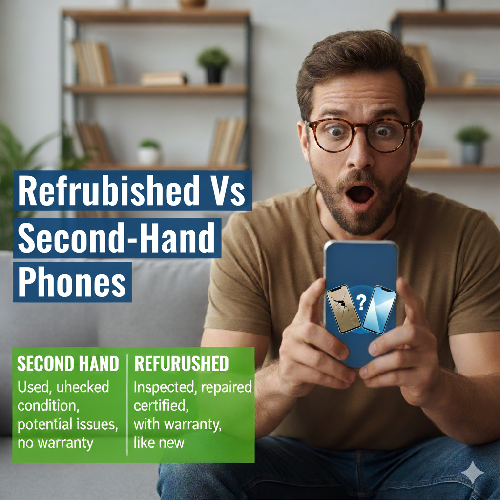 Refurbished vs Second-Hand Phones: What’s the Difference?