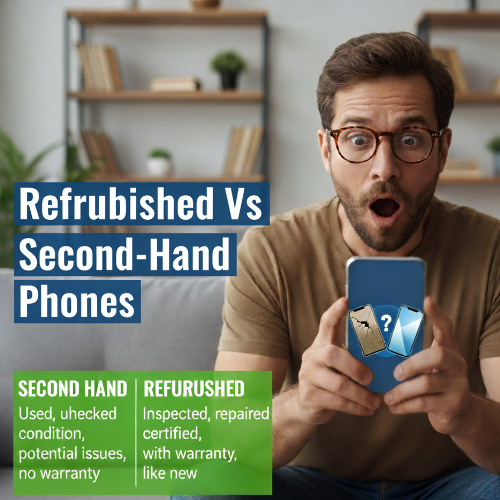 Refurbished vs Second-Hand Phones: What’s the Difference?