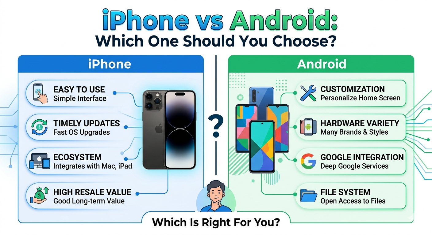 iPhone vs Android: Which One Should You Choose?