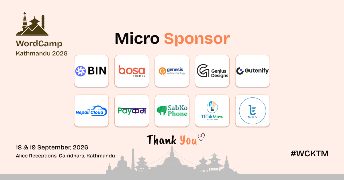 Sabko Phone Supports WordCamp Kathmandu 2026: Connecting Technology, Community and Sustainability